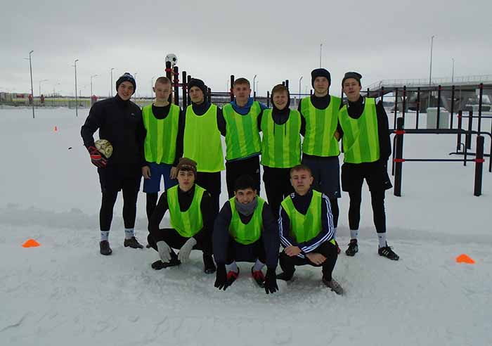 Cоревнования по мини-футболу на снегу среди команд патриотических организаций и объединений РМ