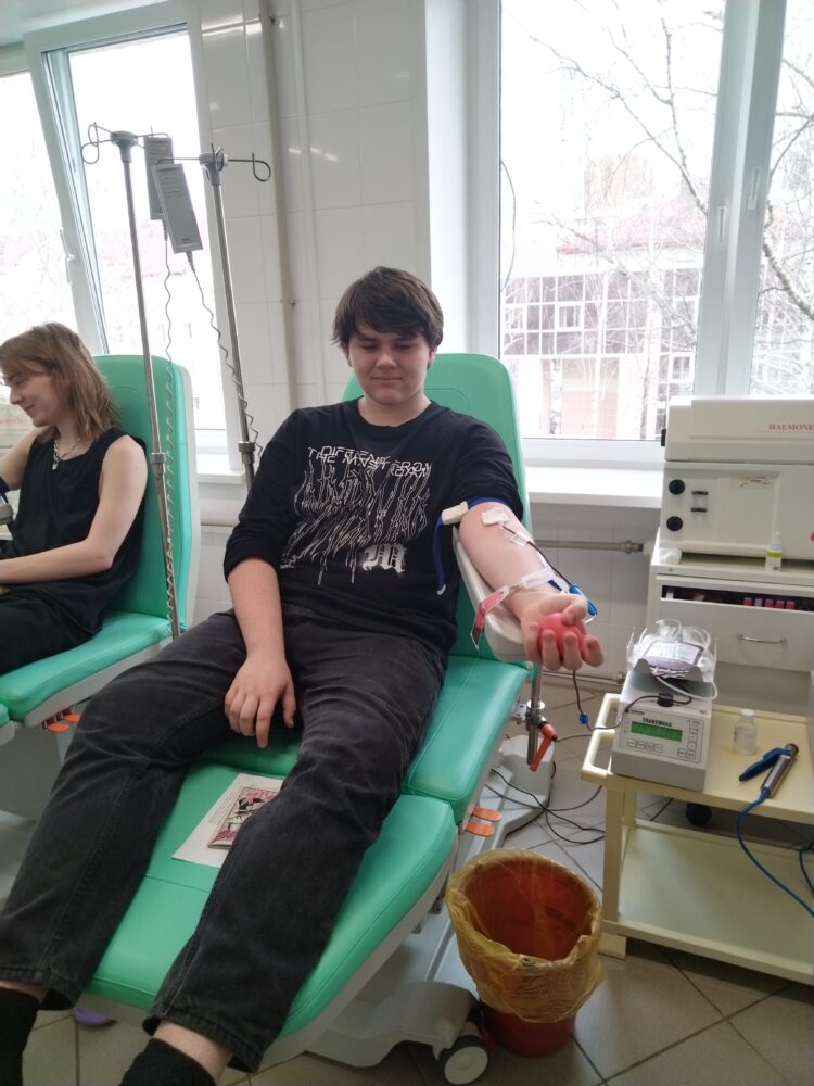 Добровольческая акция по сдаче донорской крови